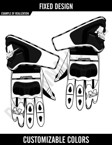 Gloves RACING2 customizable